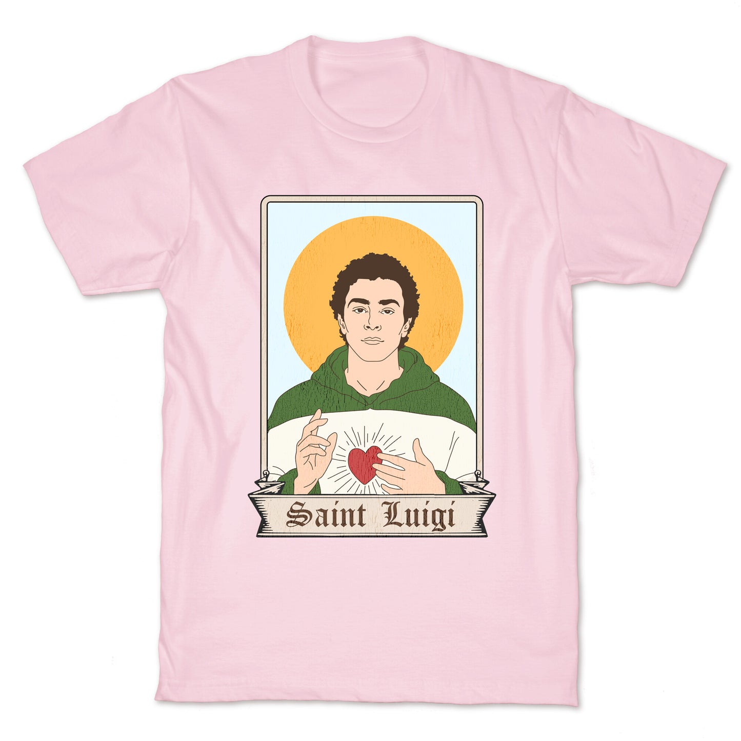 Saint Luigi Mangione Cartoon T-Shirt