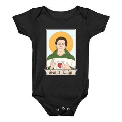 Saint Luigi Mangione Cartoon Baby One-Piece