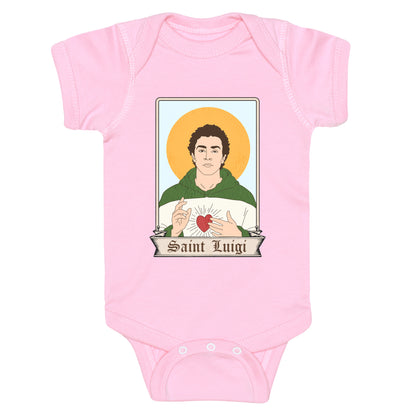 Saint Luigi Mangione Cartoon Baby One-Piece