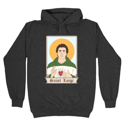 Saint Luigi Mangione Cartoon Hoodie