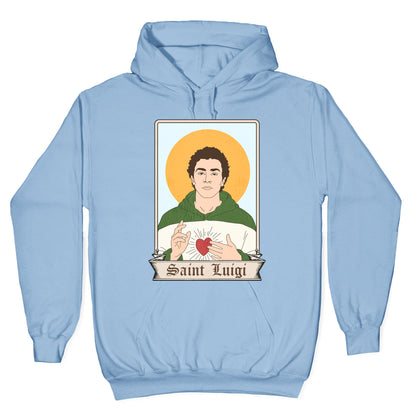 Saint Luigi Mangione Cartoon Hoodie
