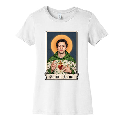 Saint Luigi Mangione Womens Cotton Tee