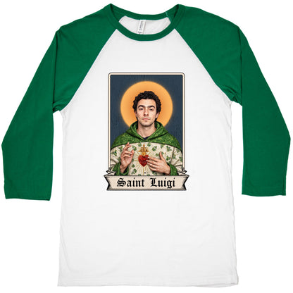 Saint Luigi Mangione Baseball Tee