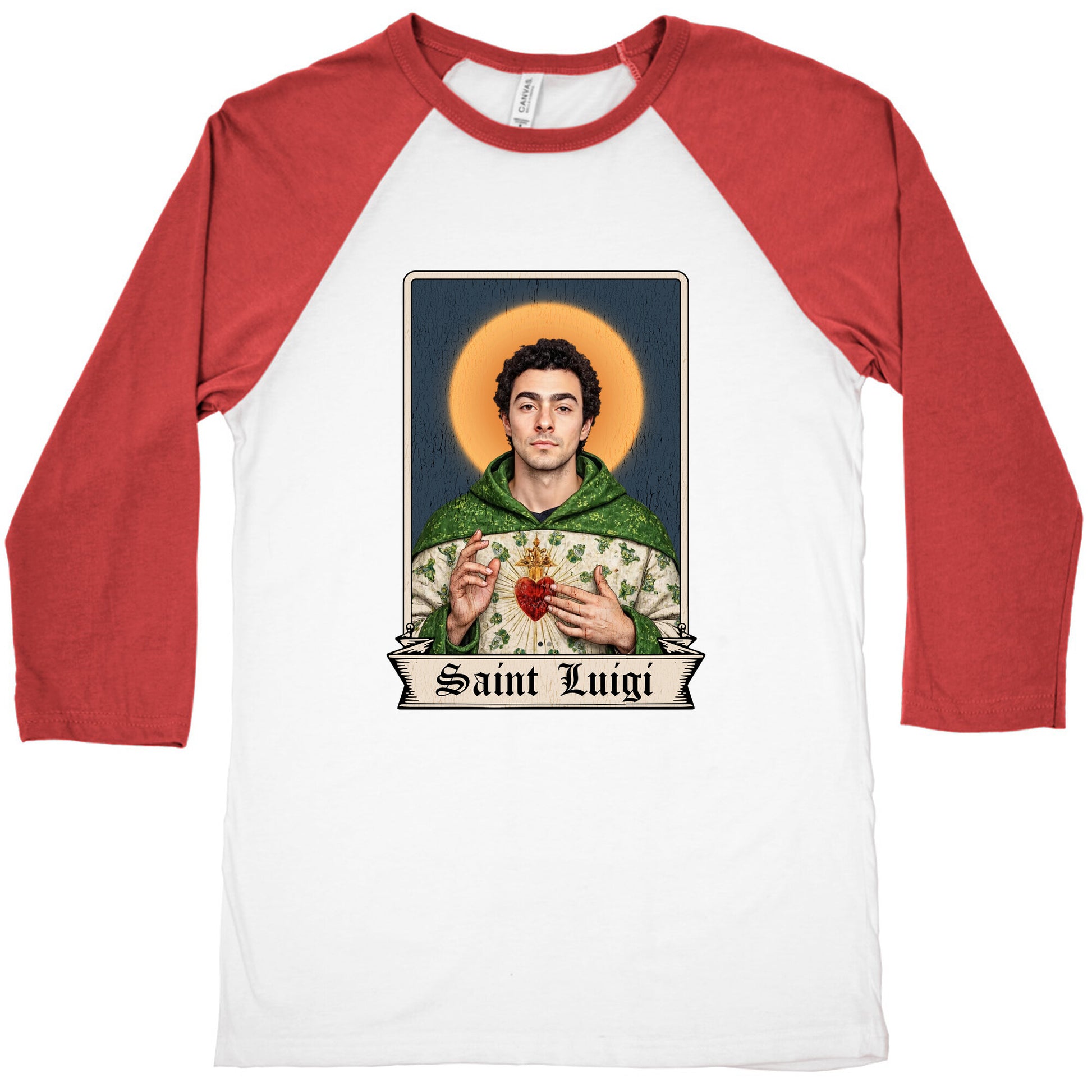 Saint Luigi Mangione Baseball Tee