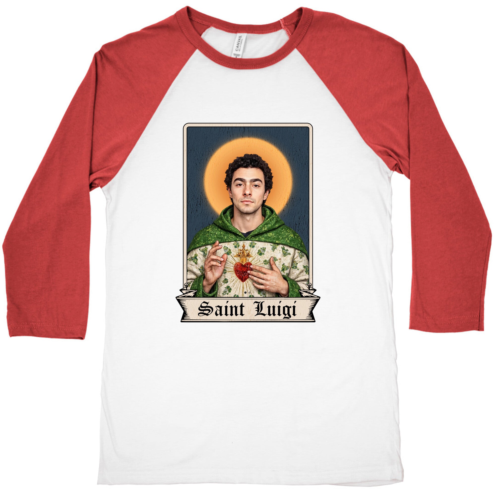 Saint Luigi Mangione Baseball Tee