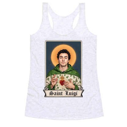 Saint Luigi Mangione Racerback Tank