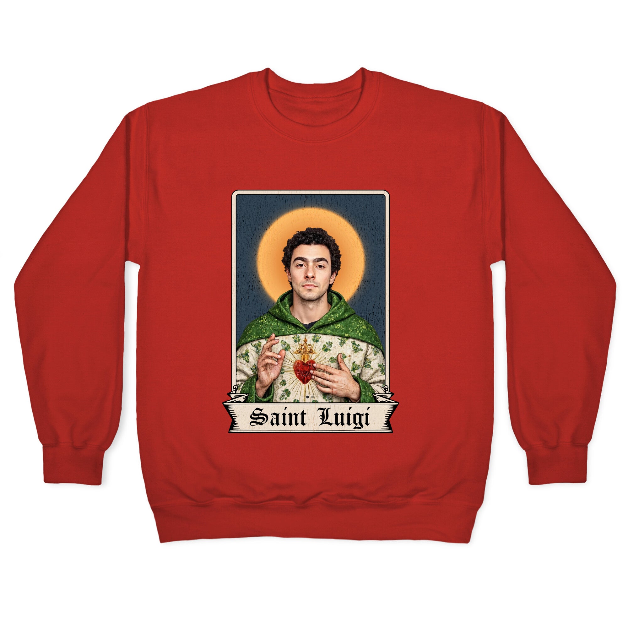 Saint Luigi Mangione Crewneck Sweatshirt
