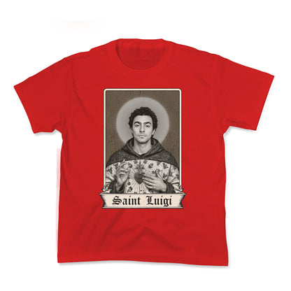 St Luigi Mangione Kids Tee