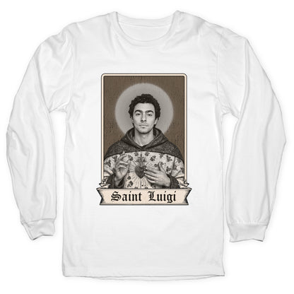 St Luigi Mangione Longsleeve Tee