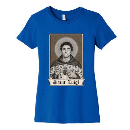 St Luigi Mangione Womens Cotton Tee