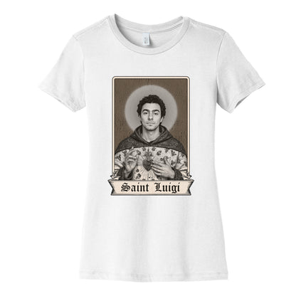 St Luigi Mangione Womens Cotton Tee