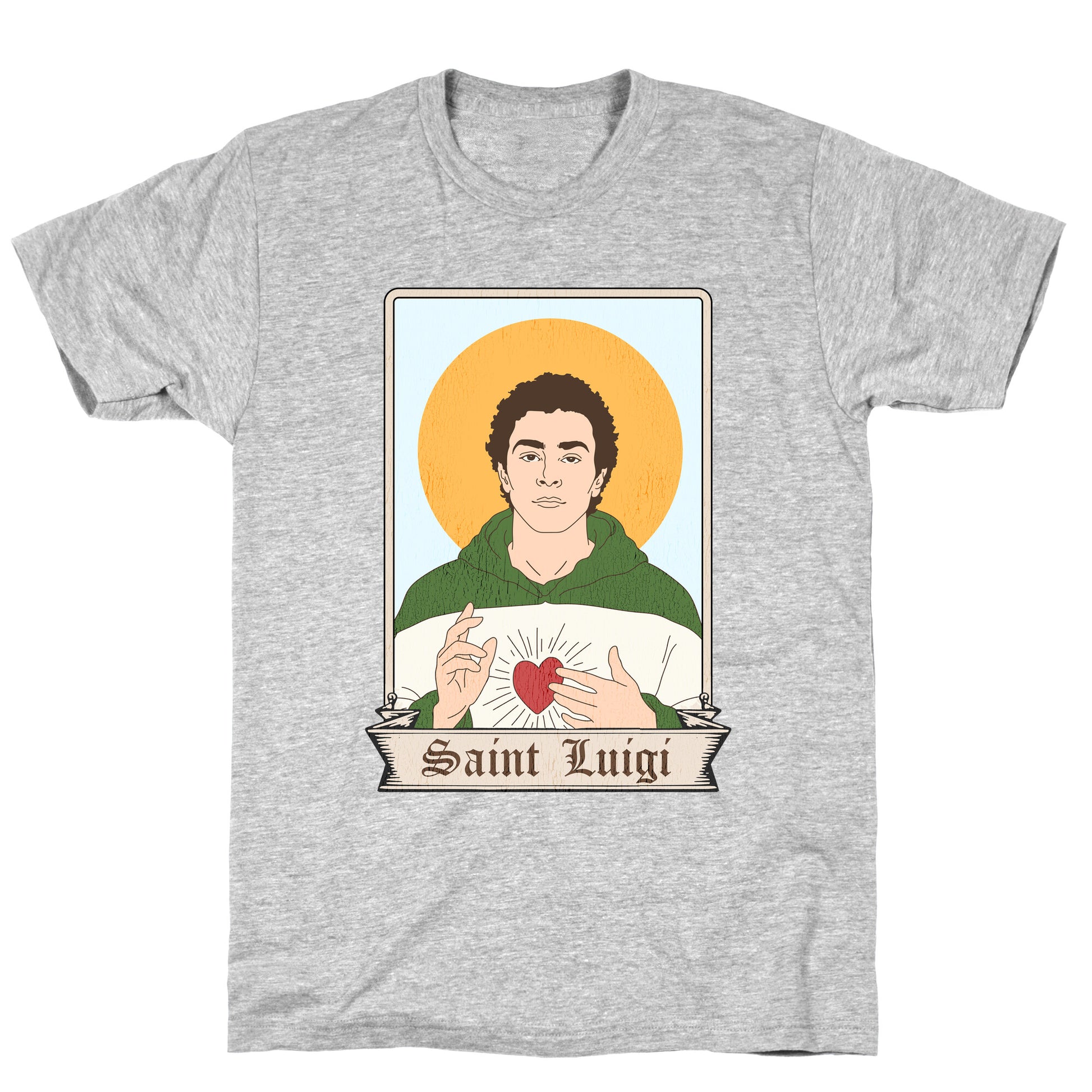 Saint Luigi Mangione Cartoon T-Shirt