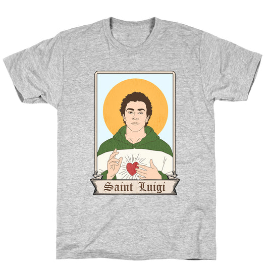 Saint Luigi Mangione Cartoon T-Shirt