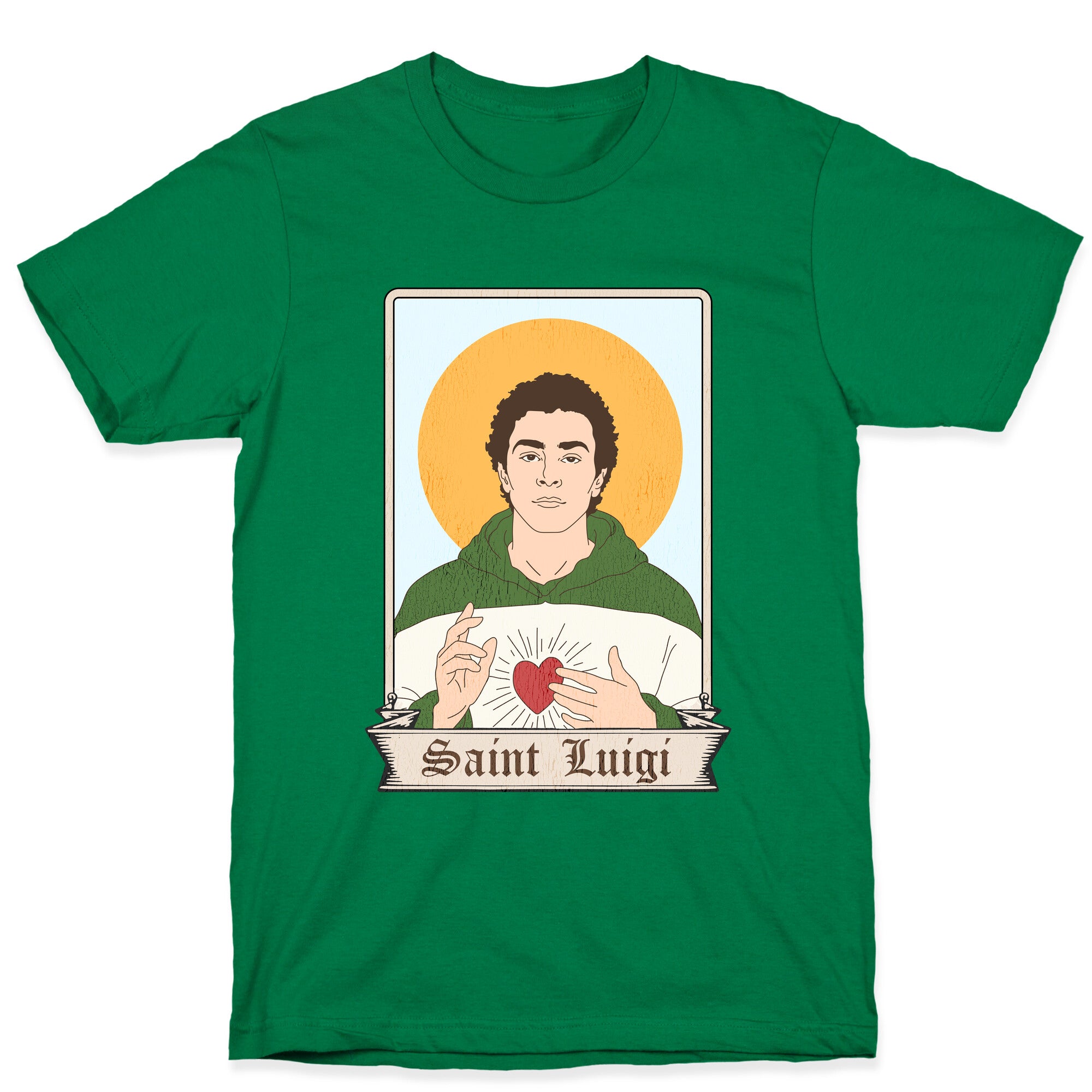 Saint Luigi Mangione Cartoon T-Shirt