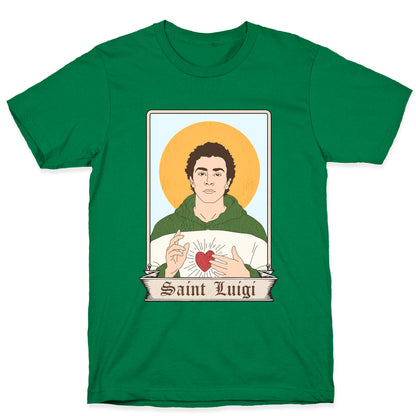 Saint Luigi Mangione Cartoon T-Shirt