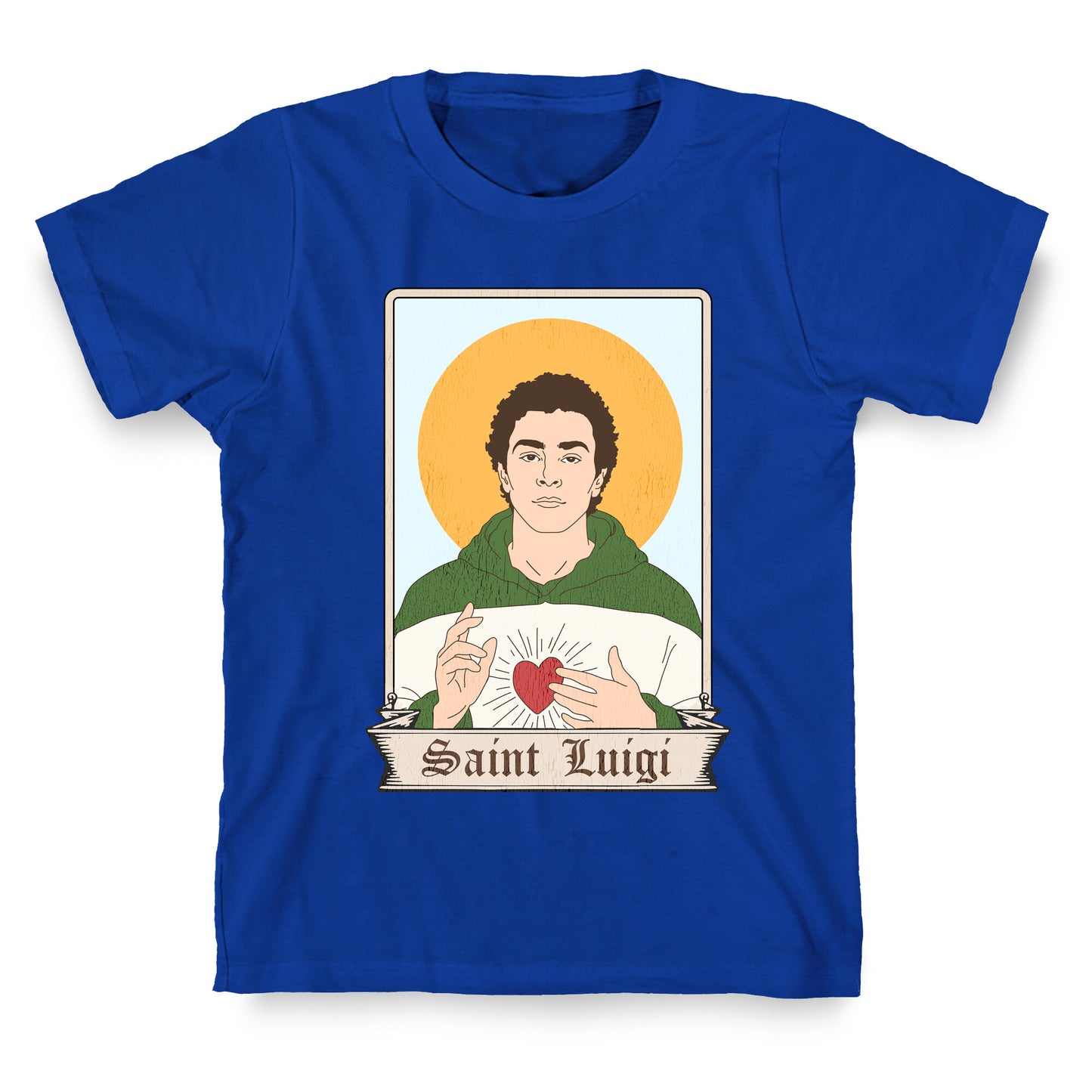 Saint Luigi Mangione Cartoon T-Shirt