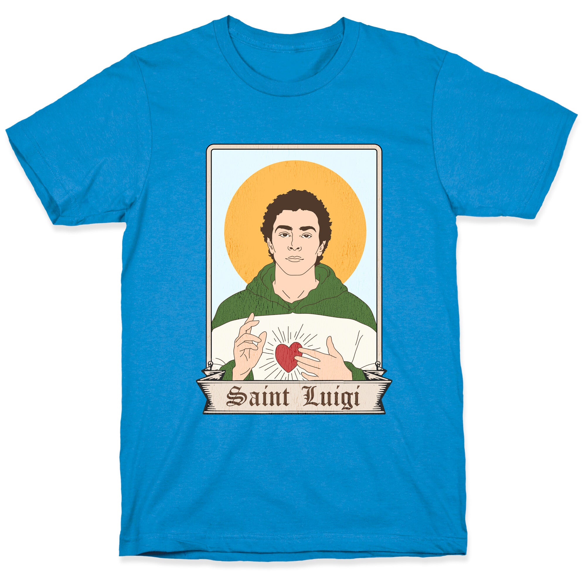 Saint Luigi Mangione Cartoon T-Shirt