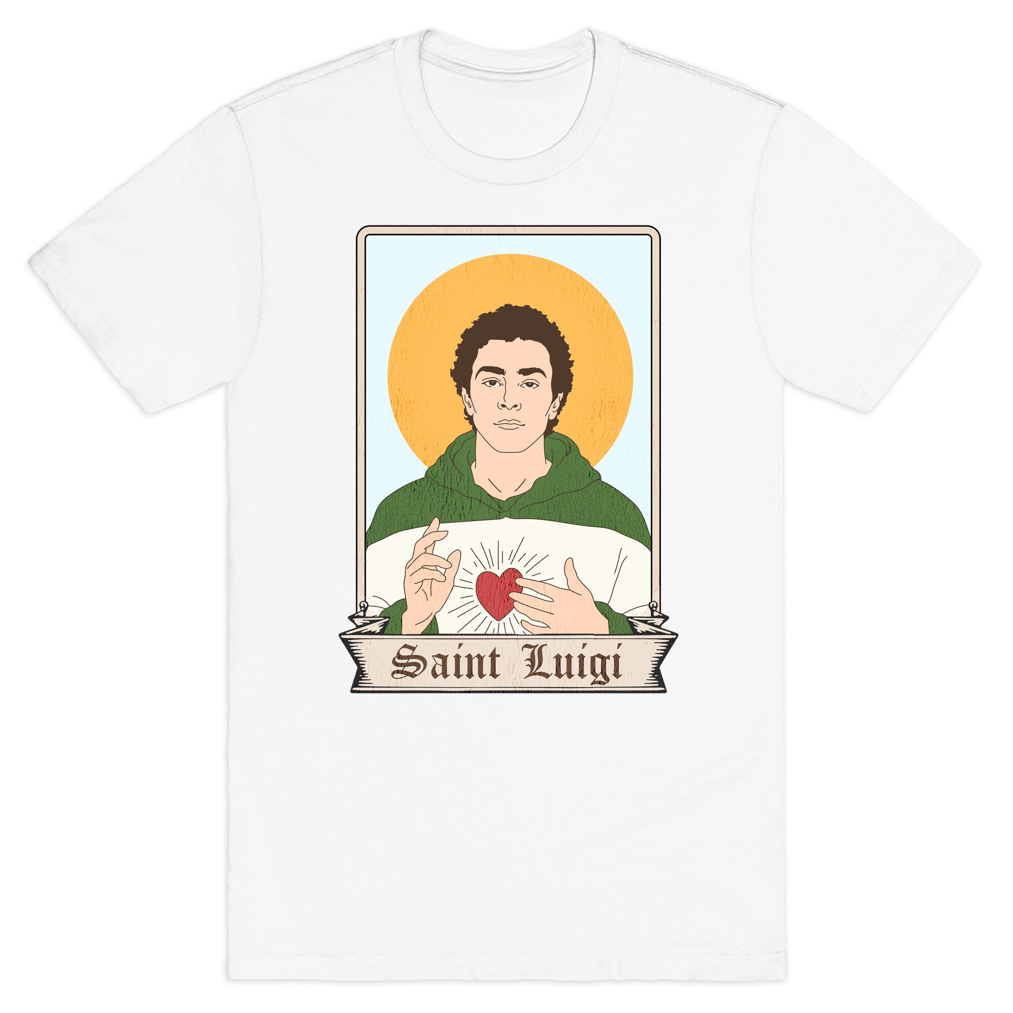 Saint Luigi Mangione Cartoon T-Shirt