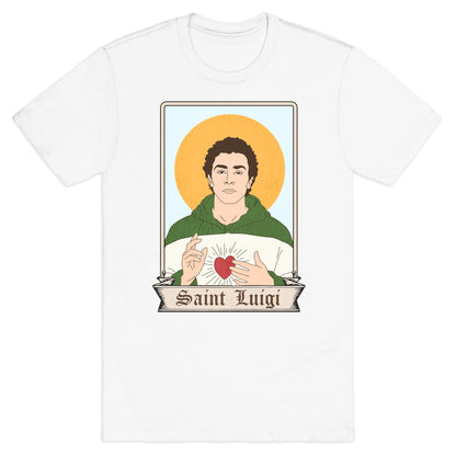 Saint Luigi Mangione Cartoon T-Shirt