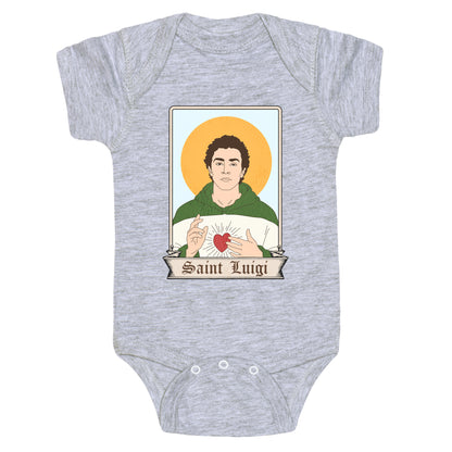 Saint Luigi Mangione Cartoon Baby One-Piece