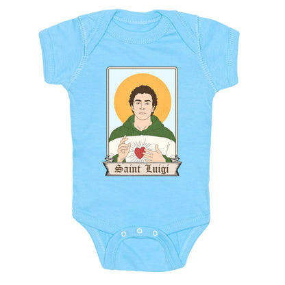 Saint Luigi Mangione Cartoon Baby One-Piece