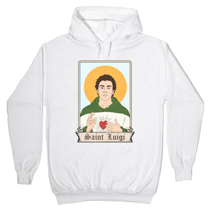 Saint Luigi Mangione Cartoon Hoodie