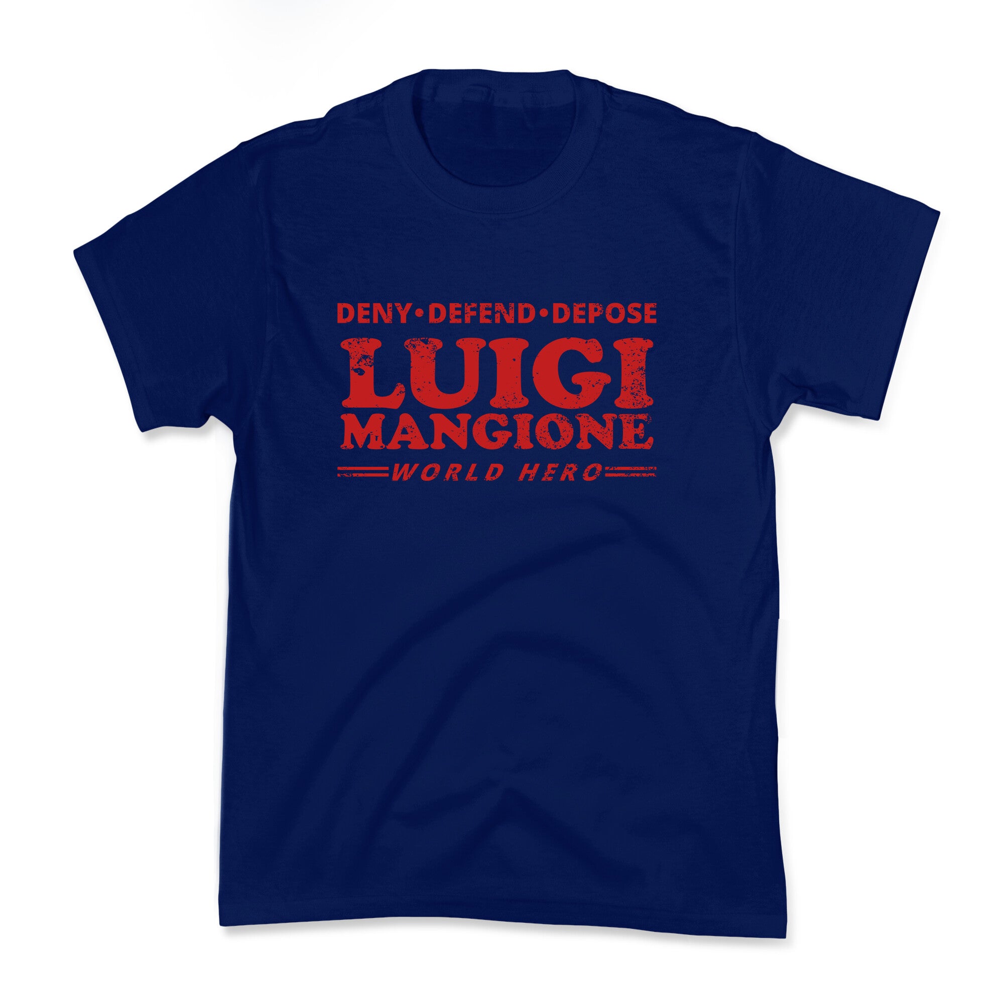 Luigi Mangione World Hero Kids Tee