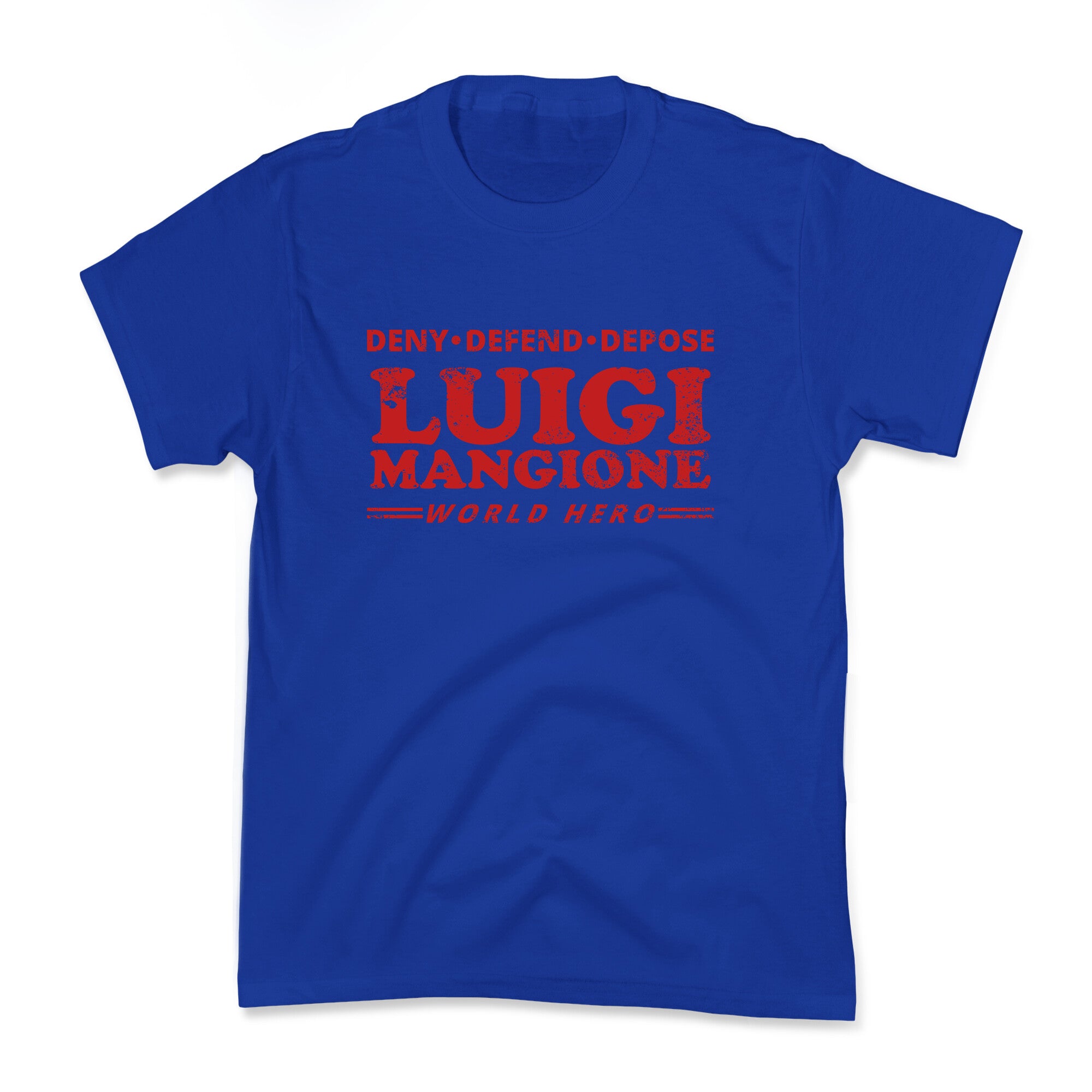 Luigi Mangione World Hero Kids Tee