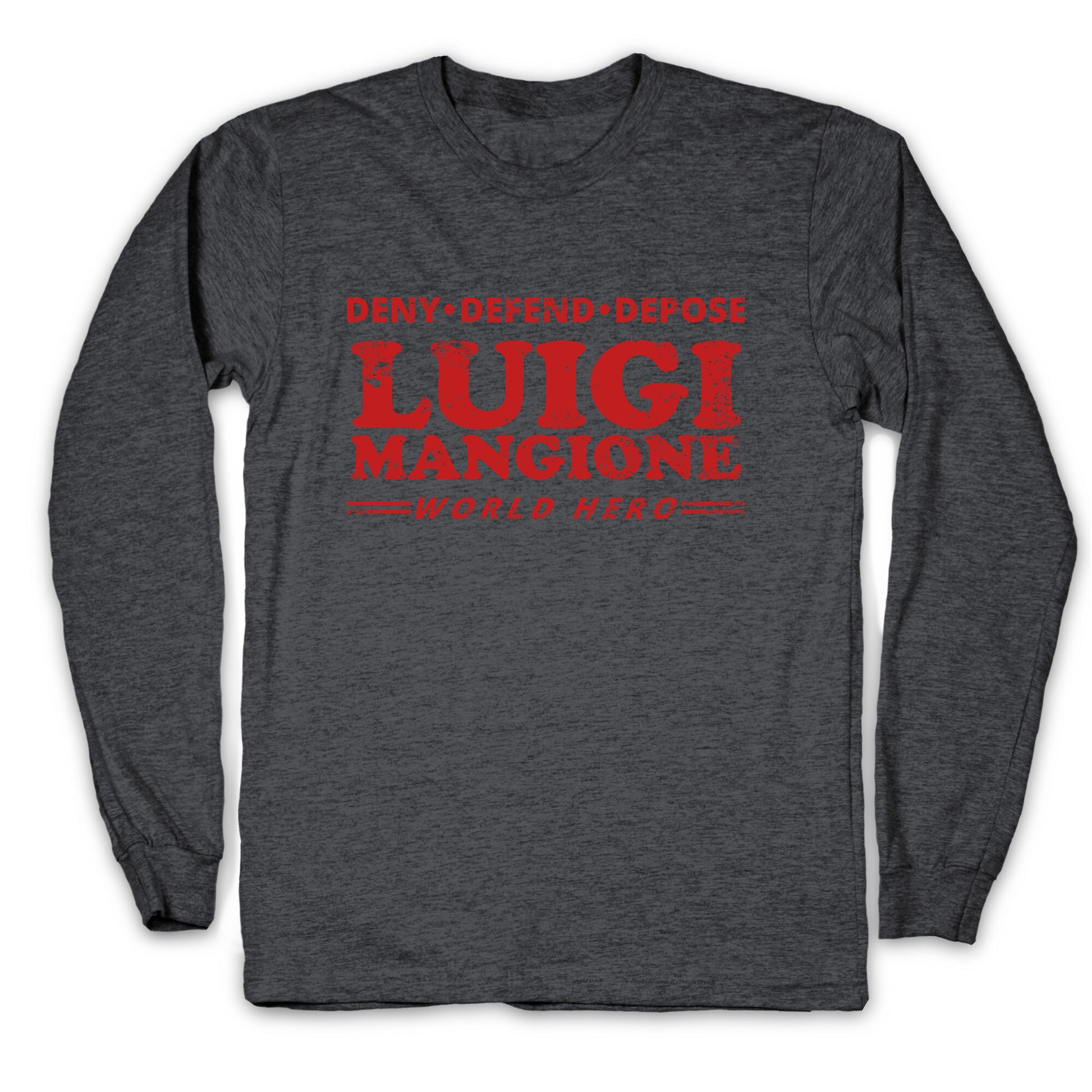 Luigi Mangione World Hero Longsleeve Tee