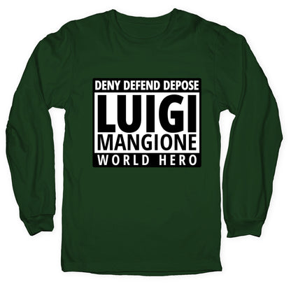 Luigi World Hero Longsleeve Tee