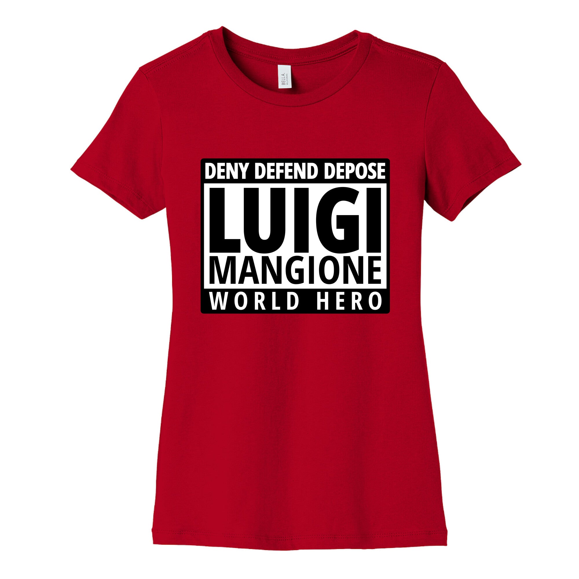 Luigi World Hero Womens Cotton Tee