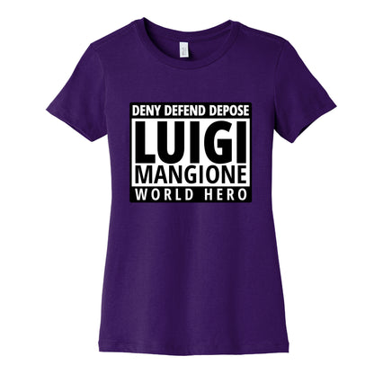 Luigi World Hero Womens Cotton Tee