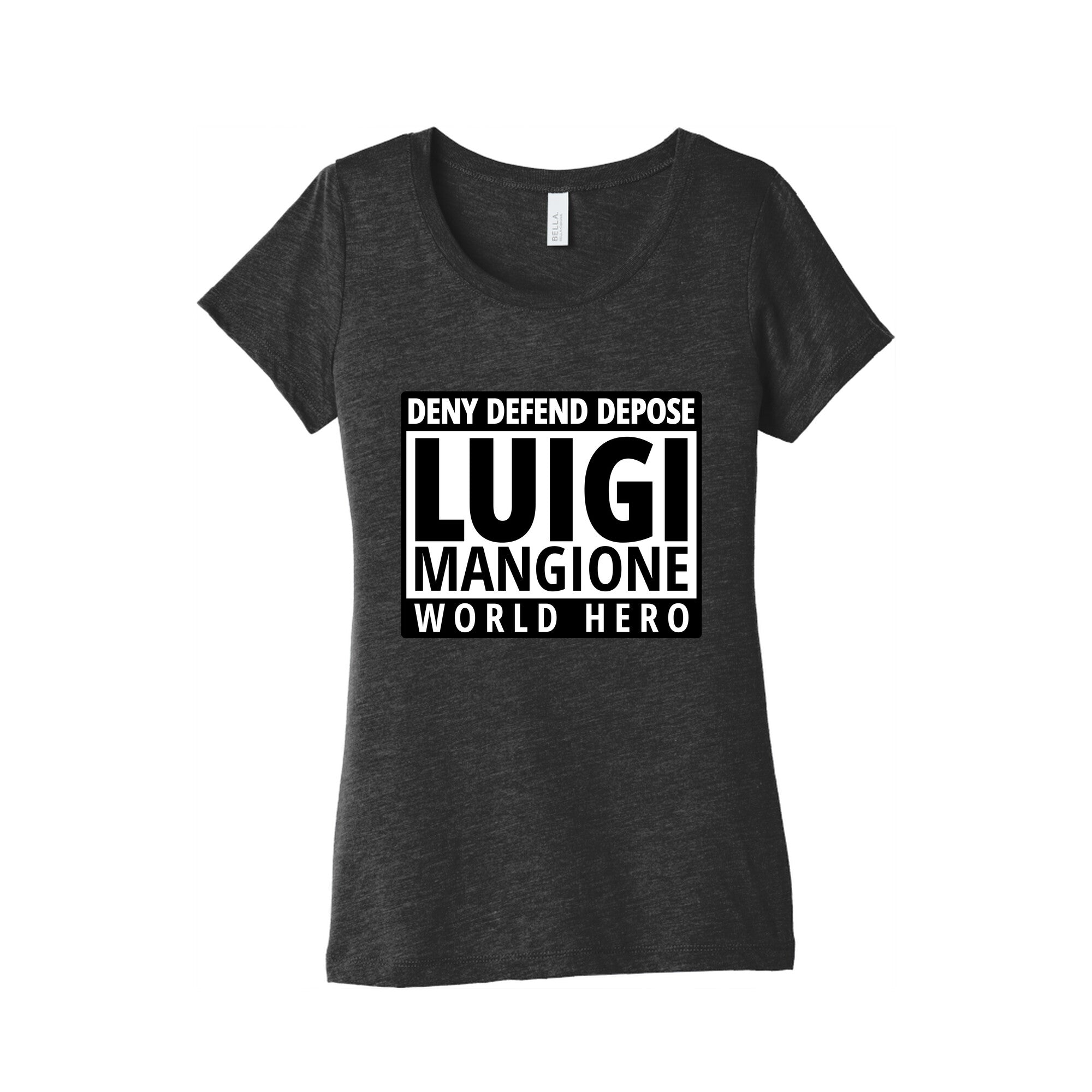 Luigi World Hero Womens Triblend Tee