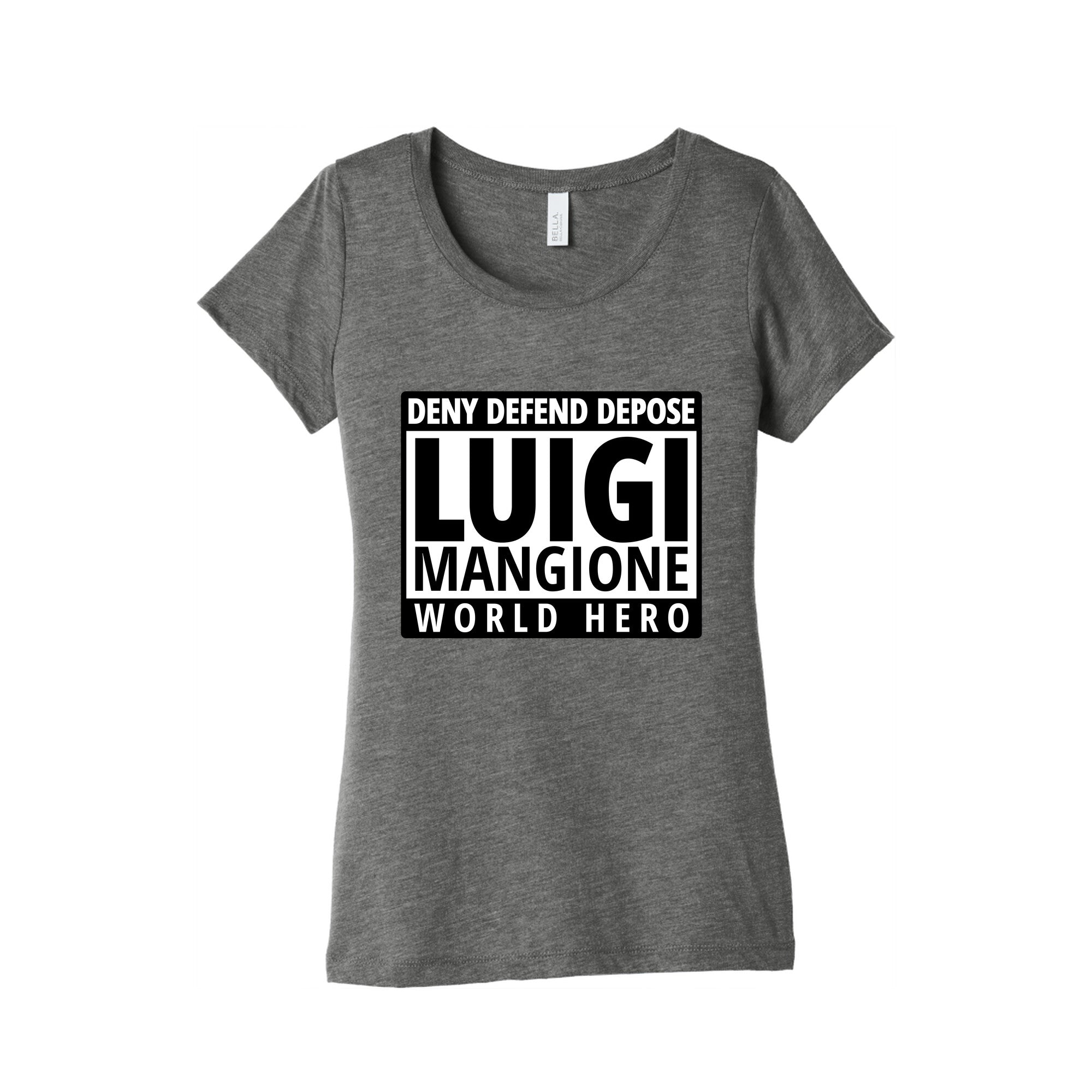 Luigi World Hero Womens Triblend Tee