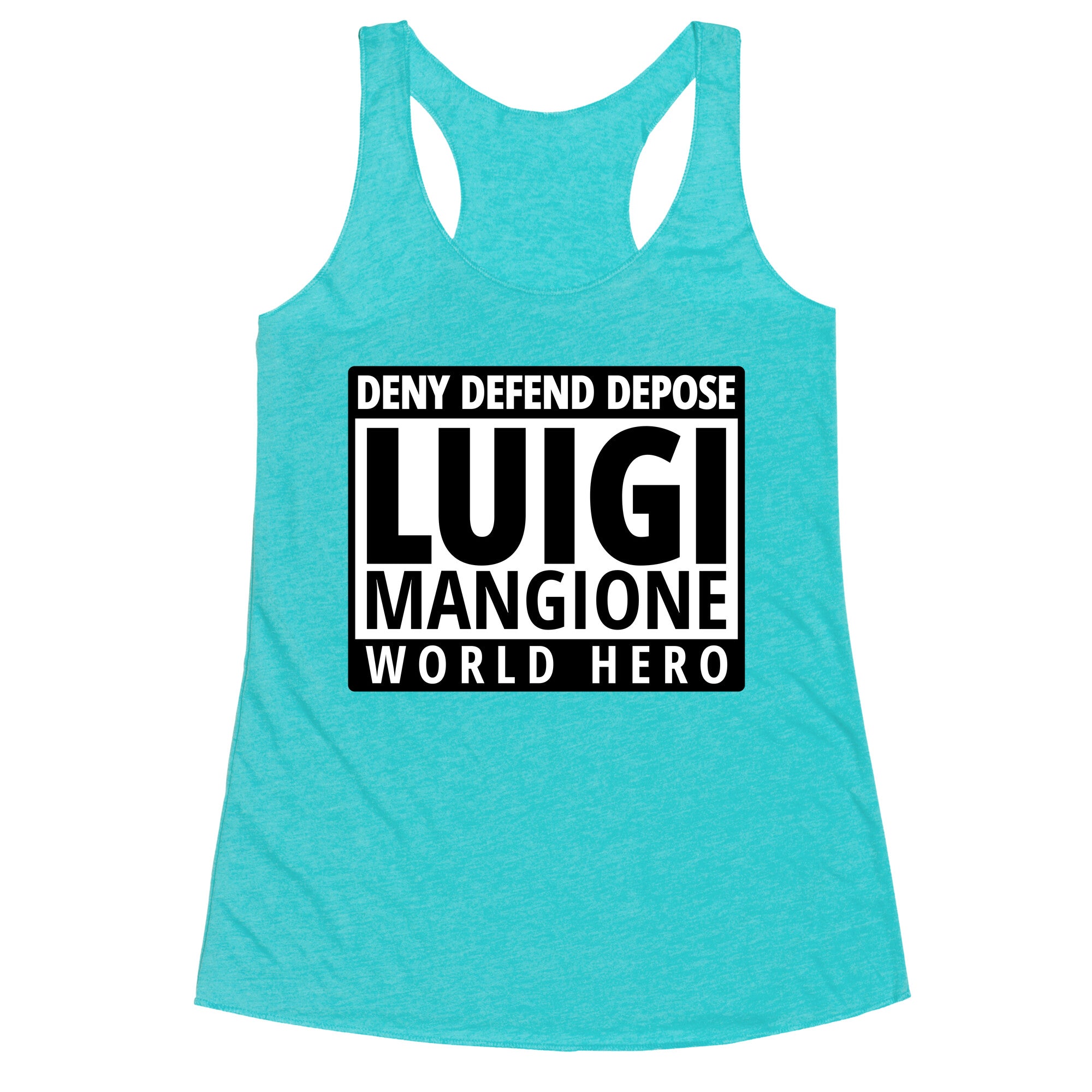 Luigi World Hero Racerback Tank