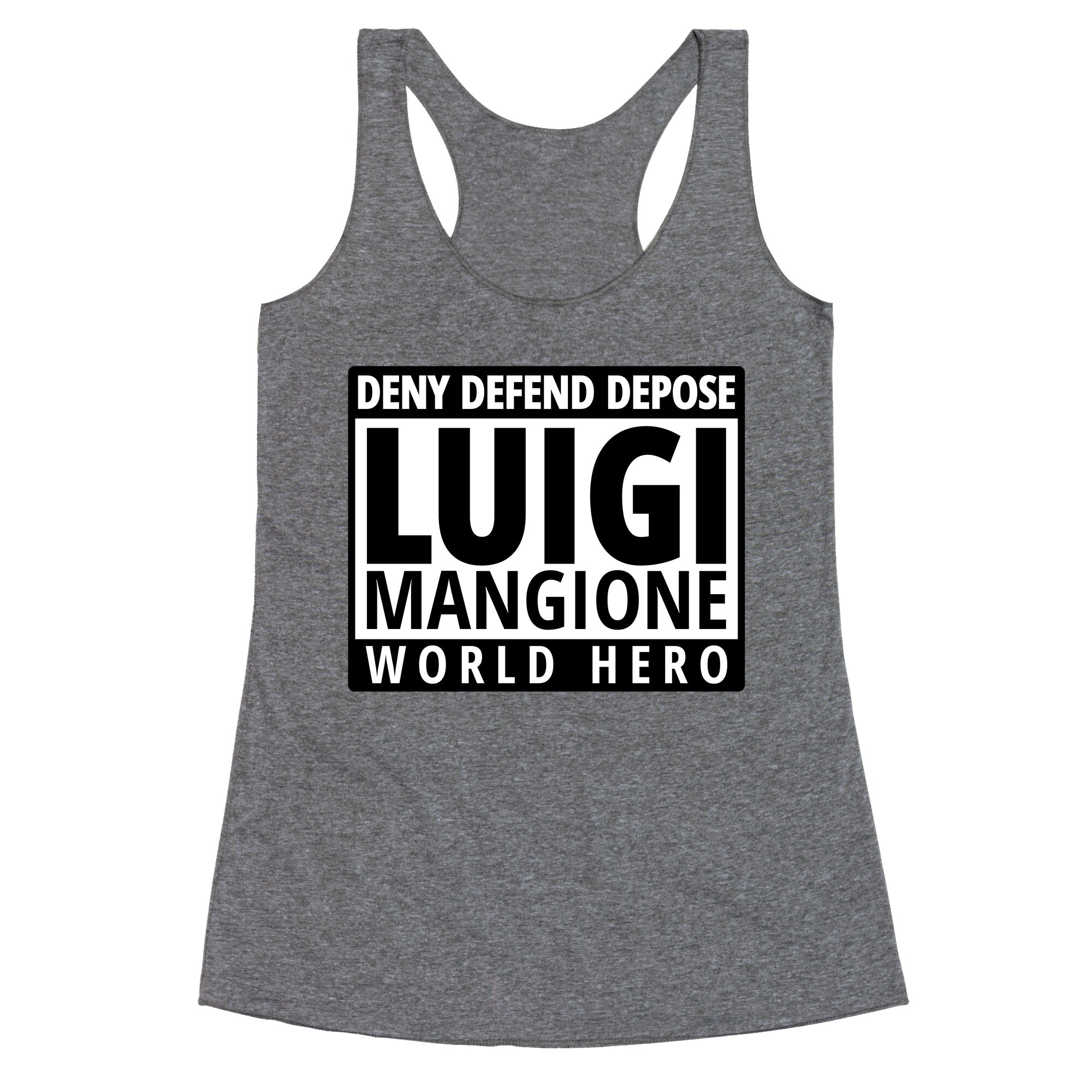 Luigi World Hero Racerback Tank