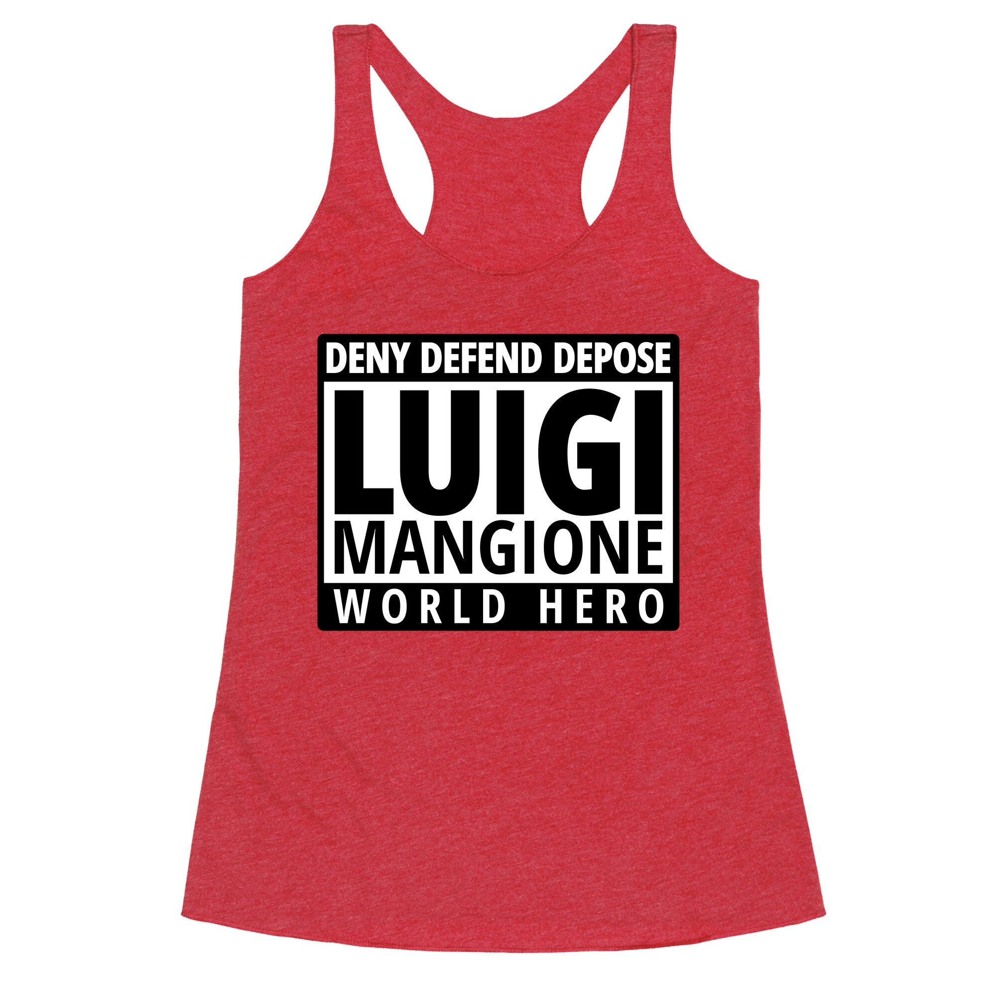Luigi World Hero Racerback Tank