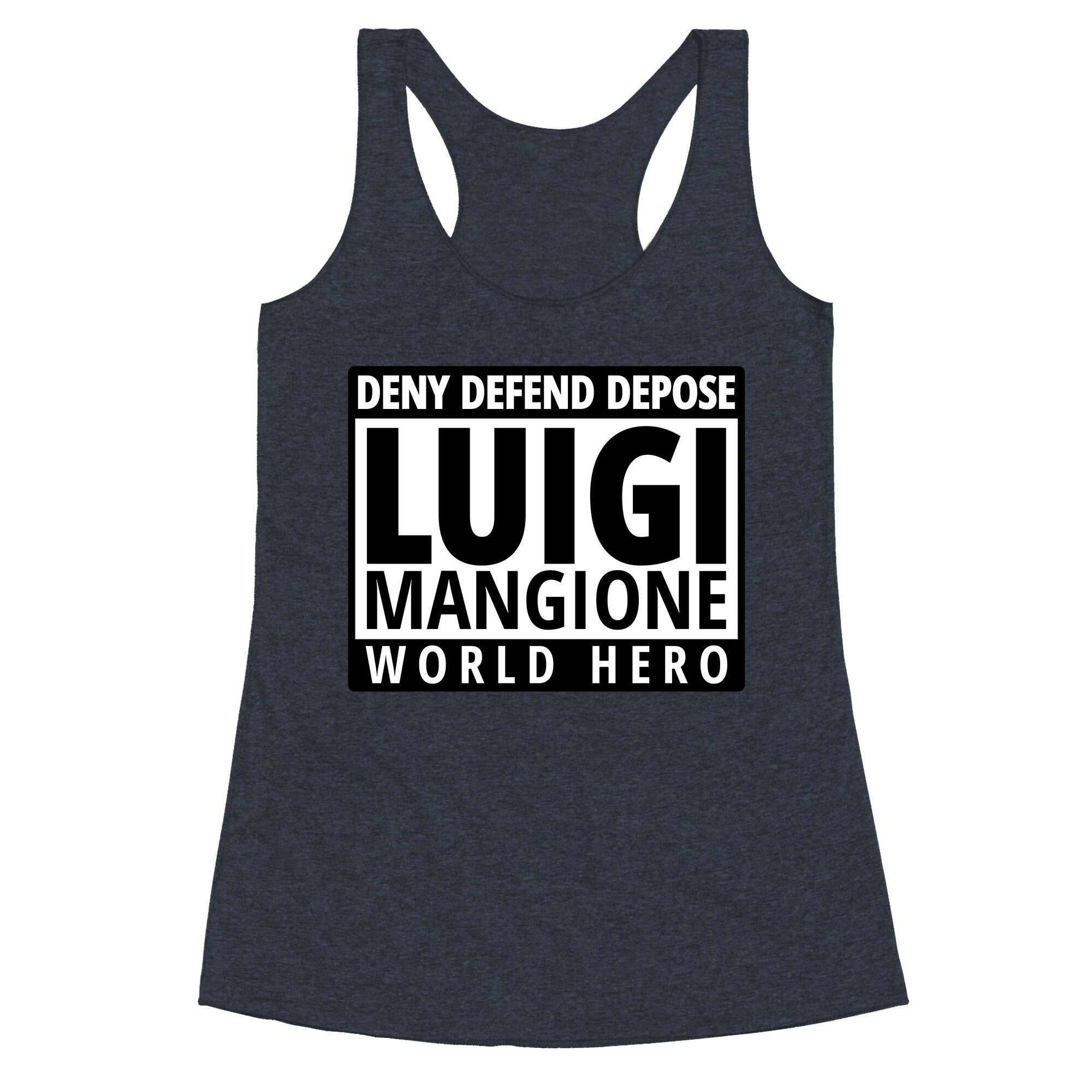 Luigi World Hero Racerback Tank