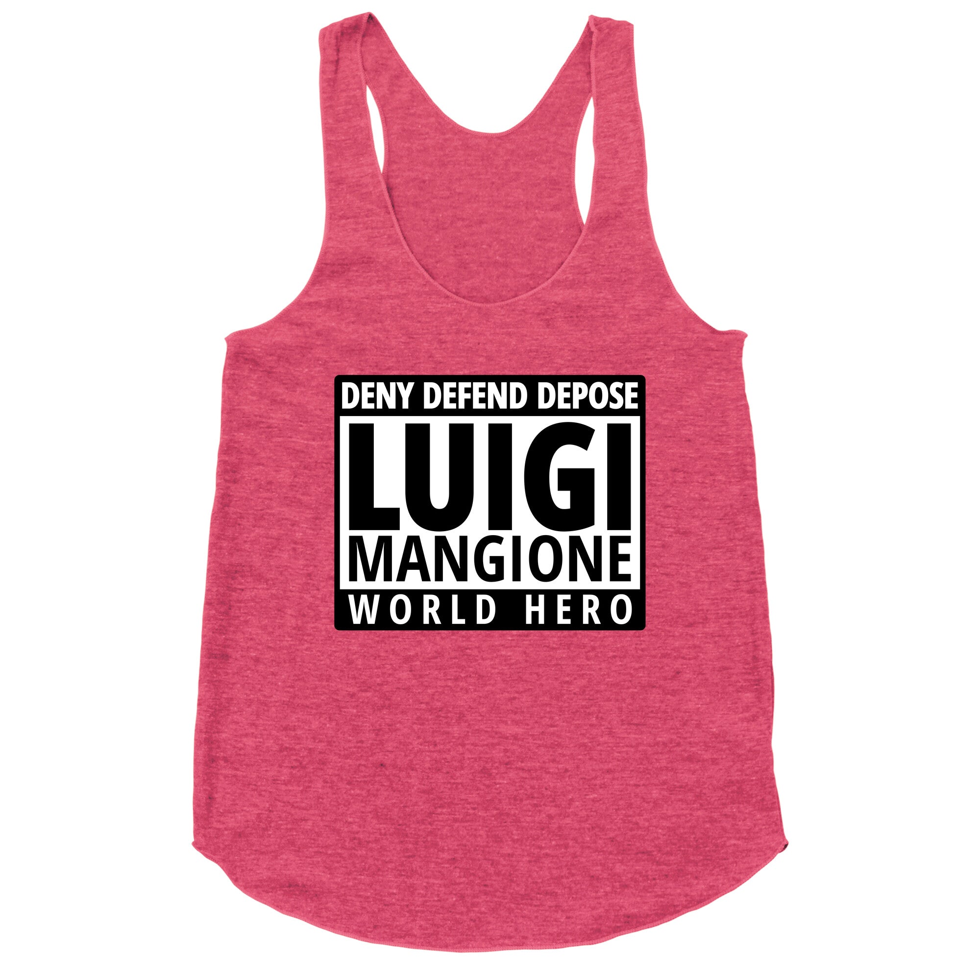 Luigi World Hero Racerback Tank