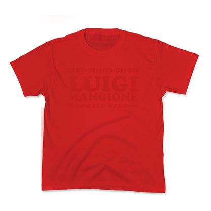 Luigi Mangione World Hero Kids Tee