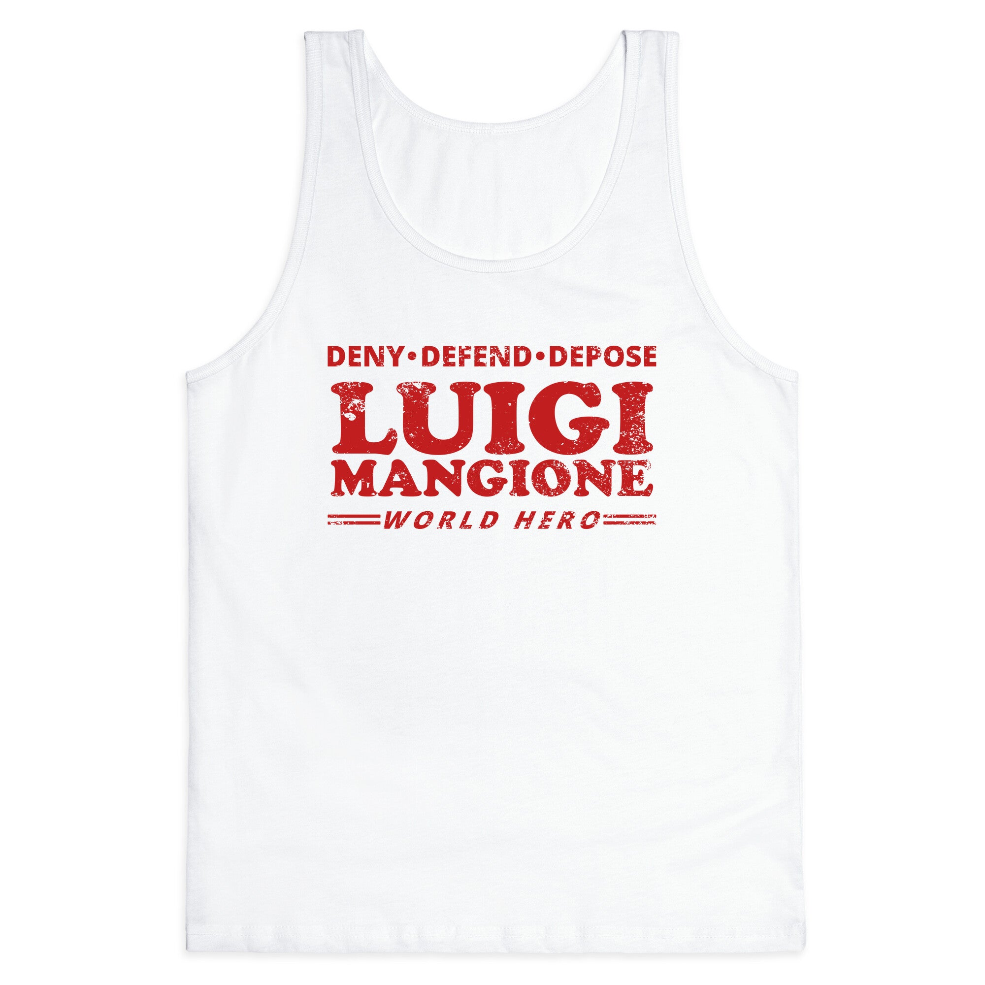 Luigi Mangione World Hero Tank Top