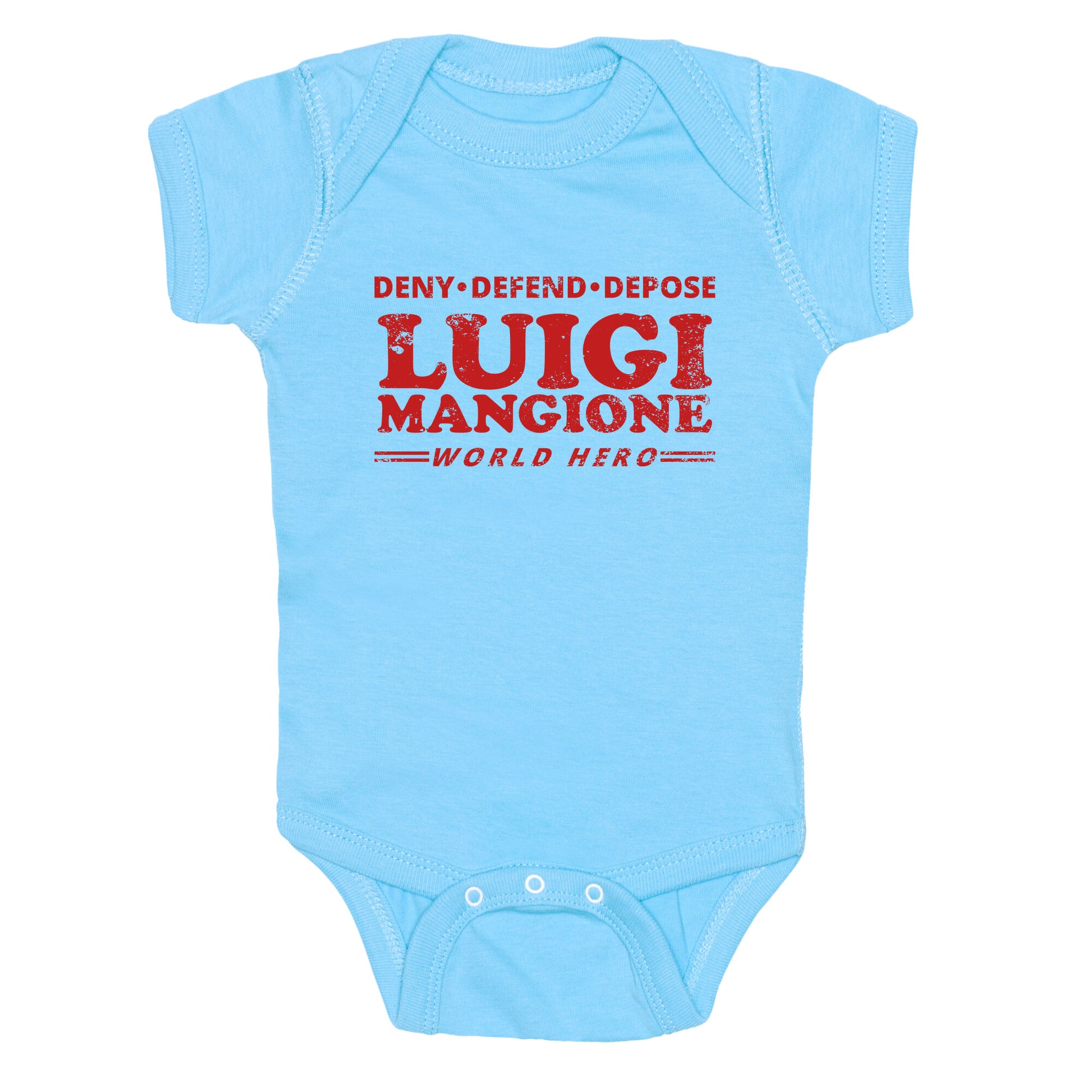 Luigi Mangione World Hero Baby One-Piece