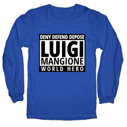 Luigi World Hero Longsleeve Tee