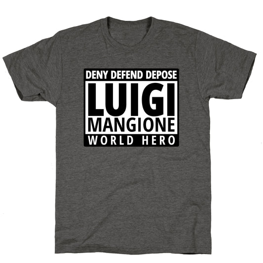 Luigi World Hero Unisex Triblend Tee