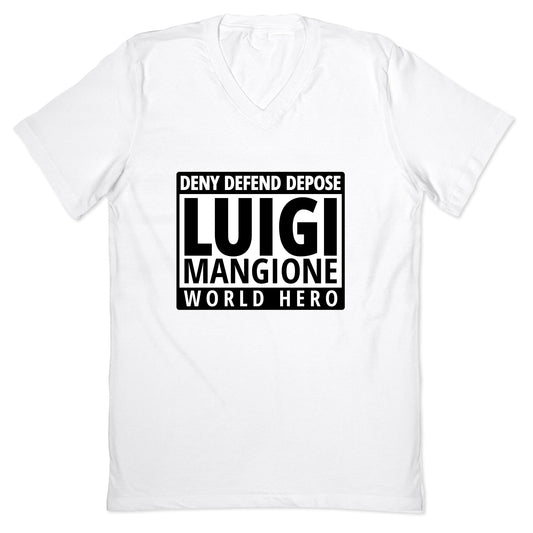 Luigi World Hero V-Neck