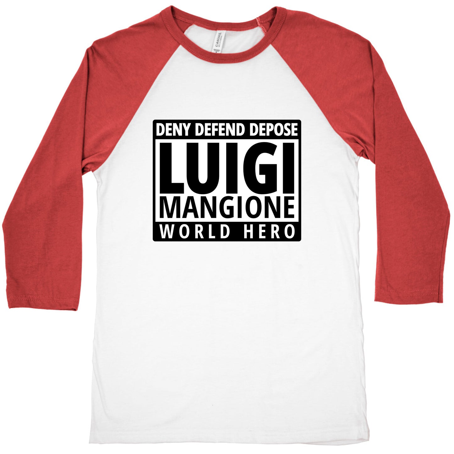 Luigi World Hero Baseball Tee