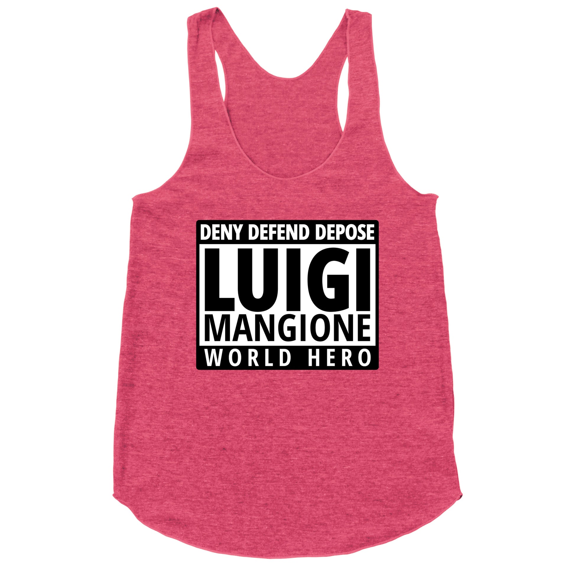 Luigi World Hero Racerback Tank