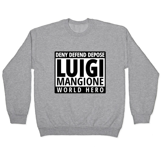 Luigi World Hero Crewneck Sweatshirt