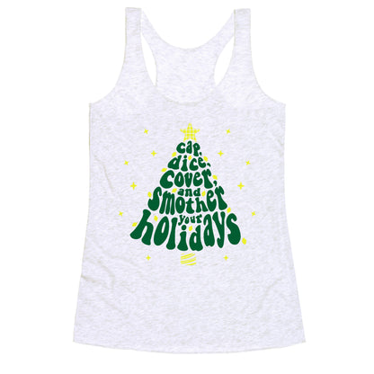 Waffle House Christmas Racerback Tank
