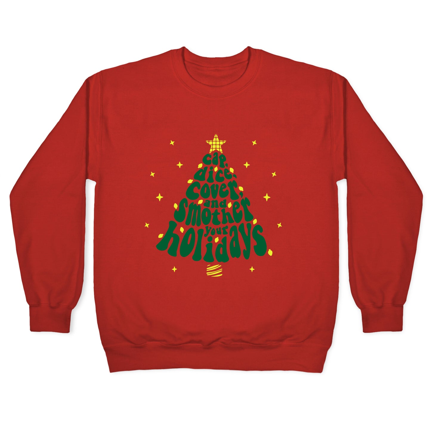 Waffle House Christmas Crewneck Sweatshirt